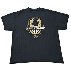 UCF KNIGHTMARE x COCA-COLA ZERO Men XL? Black Double-Sided T-Shirt